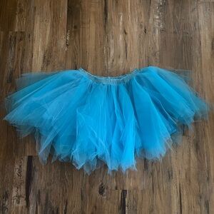 Adult Blue Tulle Skirt